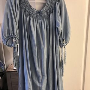 Light denim dress